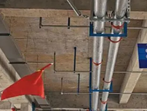 长海管廊支架的安装方法